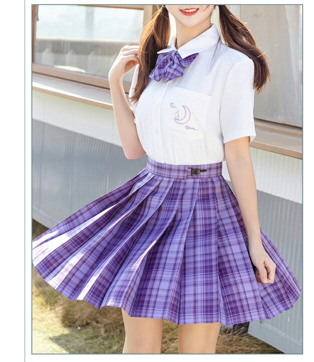 楽天市場 新発売 Jk3点set 高校生jk制服 セーラー服 シャツ プリーツスカート チェック柄 学生制服 半袖 長袖 スクール制服 上着 ホワイト 学生服 コスプレ コスチューム 春夏秋冬 女子制服 仮装 可愛い 私服 自由服 の高校 Haru2 楽天市場店