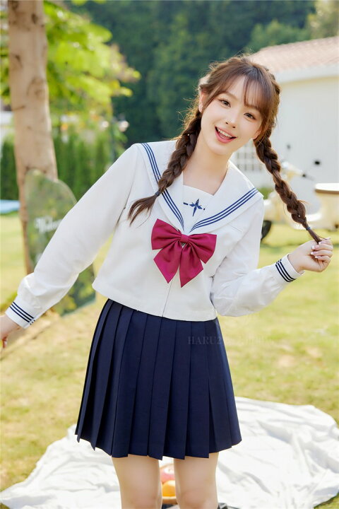 楽天市場】セーラー服 セーラー服 コスプレ 制服 コスチューム JK 白 
