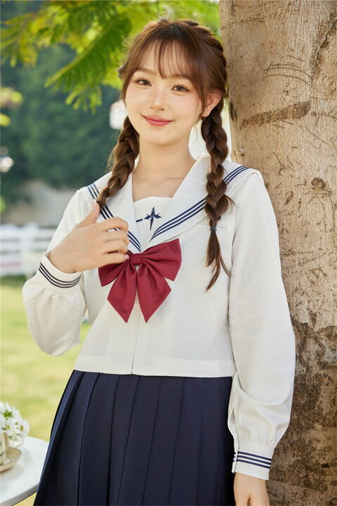 楽天市場】セーラー服 セーラー服 コスプレ 制服 コスチューム JK 白 