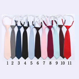 ネクタイ レディース スクールネクタイ ワンタッチネクタイ 女子高生 制服 高校生 学生 おしゃれ コスプレ 可愛い 全11色 学生服