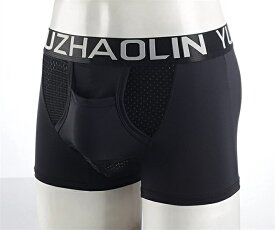 【楽天スーパーSALE半額以下★蒸れないパンツ】ボクサーパンツ 涼感 分離型 3枚 1枚 L LL 3L 4L メンズ アンダーウェア パンツ 涼感 分離型 3d 男性 下着 春夏 秋 冬 上向き Underwear ビッグサイズ 通気性 蒸れない 分離型 網ポケットブラック 紺色 グレー
