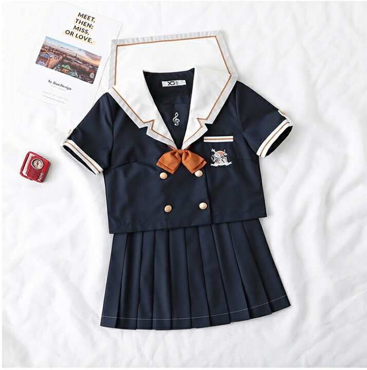 楽天市場】☆S L XLのみ☆セーラー服 3点セット 黒 コスプレ 長袖  