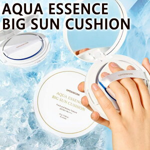 【韓国直送】【アクアエッセンス BIGサンクッション 25g】クッションファンデ サンクッション ファンデーション 日焼け止め 化粧下地 直し メイクアップ 紫外線 UV カット 30代 40代 50代 60代