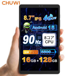 P5{yVXLON[|10,980~zAndroid15 ^ubg 8.7C` 4GLTE 8C` ^ubg SIMt[ 8RACPU 16GB+128GB 1TBg 90Hz fBXvC Widevine L1 5500mAhobe[ fAXs[J[ GP