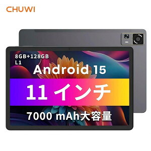 CHUWI AuPad ^ubg 11C`wi-fif2025Vo Android 15 ^^ubgA 8GB RAM+128GB+512GB microSDgASnapdragon 685 8RA60Hz Widevine L1ΉA 7000mAh 1920*1200 2K 2.4G/5GWiFi/BT5.13MP/5MPJ 4G LTE S