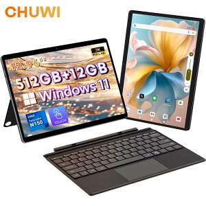 2025 2in1^ubg N150 Hi10 Max 12.96C` CHUWI Windows11 ^ubgPC 12GB+512GB SSD 2.8K 2880x1920𑜓x WebJ / Wi-Fi6 Bluetooth 5.2/ HDMIo IPS ^b`pl RXpŋ(pL[{[ht)