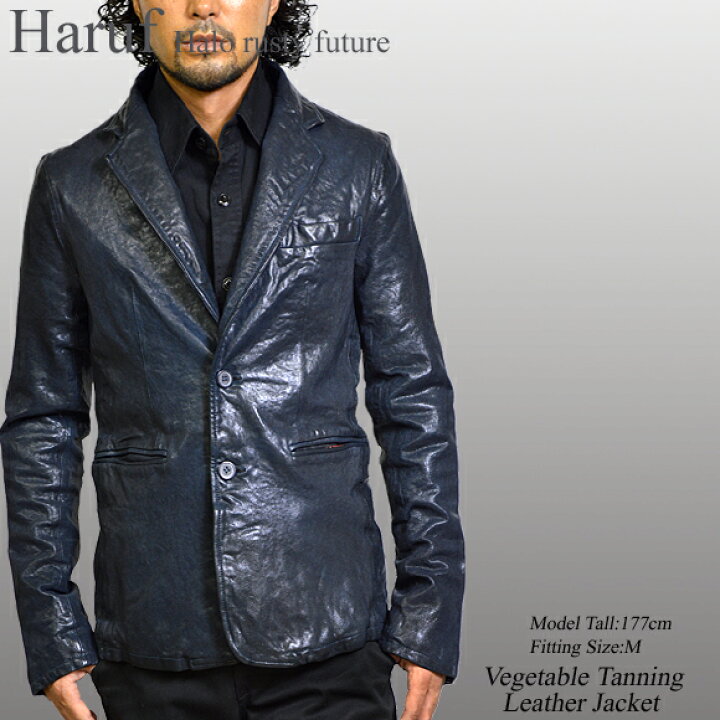楽天市場】Haruf ビンテージ レザージャケット 革ジャン レザー 