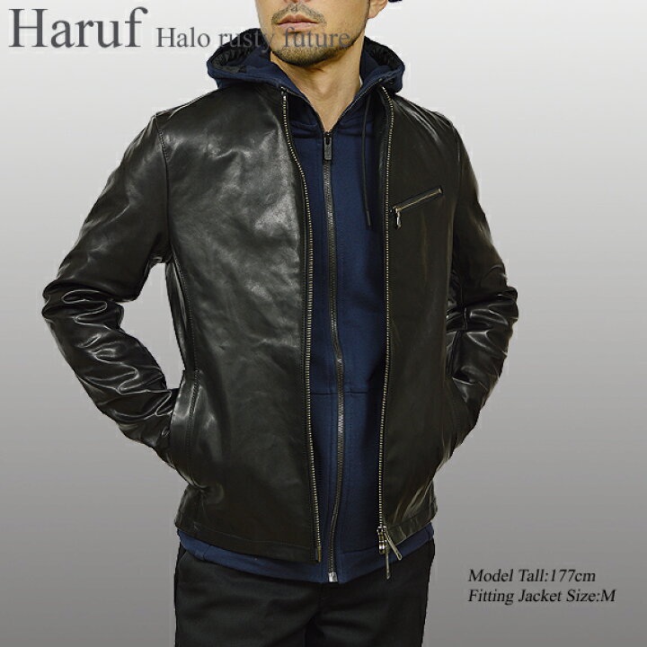 楽天市場】Haruf ホースハイド 馬革 レザージャケット メンズ 本革 