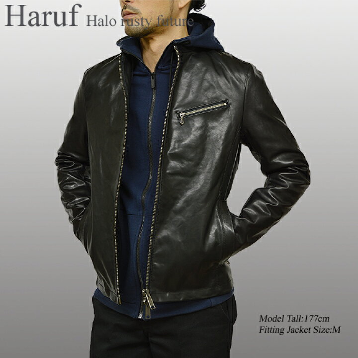 楽天市場】Haruf ホースハイド 馬革 レザージャケット メンズ 本革 