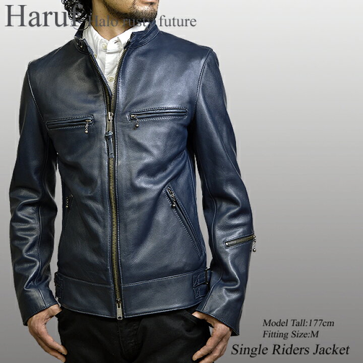 楽天市場】ライダースジャケット メンズ 本革 レザージャケット 本革  