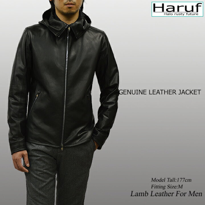 楽天市場】フード付きパーカー レザージャケット ライダースジャケット  