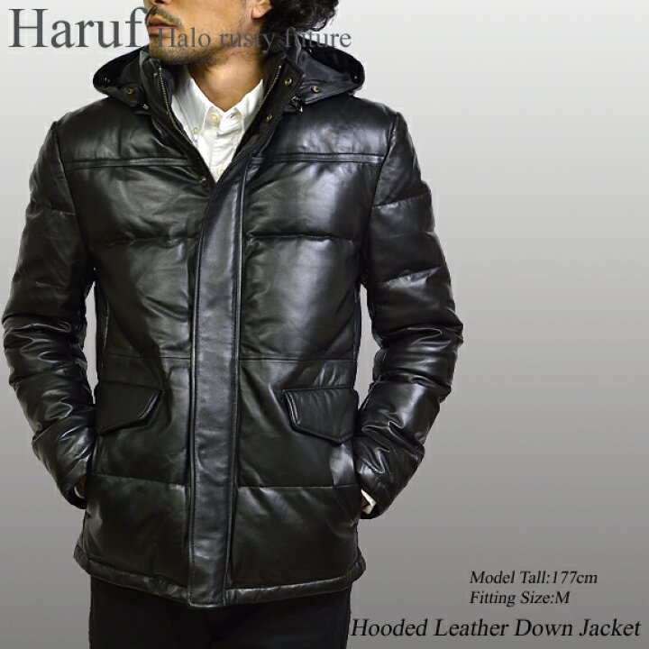 楽天市場】【本革ラムレザー】レザーダウンジャケット ダウンコート  
