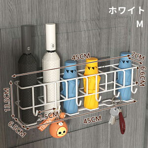 傘立て フック付き おしゃれ ハンギングかさたて 玄関ドア 収納 スリム 傘たて 傘立 玄関 扉 傘 折りたたみ傘 アンブレラホルダー 粘着式 貼り付け 穴あけなしコンパクト シンプル 浮かせる