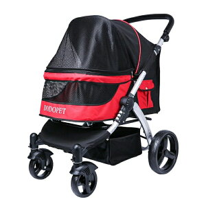 大型犬 カート ペットカート 大きめ 折りたたみ 大型犬 中型犬 多頭 頑丈 収納ポケット 介護用 ブレーキ機能 ペット用 ペット 犬バギー 猫用 散歩 外出便利 耐荷重35kg 4輪ペットカート ペット