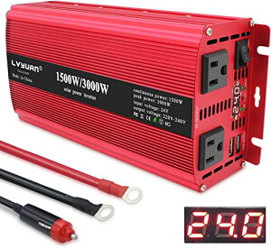 LVYUANiNGjCo[^[ 24V i1500W ő3000W DC 24VijAC100Vi𗬁jϊ J[Co[^[ zd ЊQ