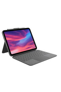 WN[ Logicool iPad 10.9 C` 10 Ή gbNpbht L[{[ht P[X Combo Touch iK1059GRA {L[