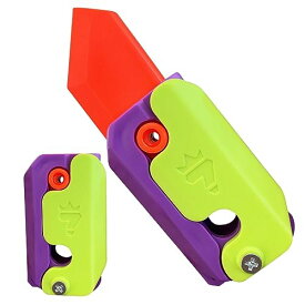 3D重力ナイフ にんじんのおもちゃ ナイフ ニンジン重力引き込み式ナイフ小道具 プラスチック玩具 フェイクおもちゃ キッチンナイフ小