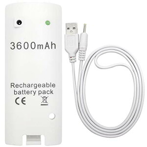 OSTENT obe[pbN 3600mAH [d obe[ [dP[ut CV Wii [gRg[[Ή (White)
