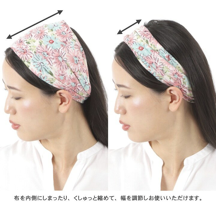 楽天市場】【LINE友だちクーポン配布中】【幅広 ヘアバンド】17種類 