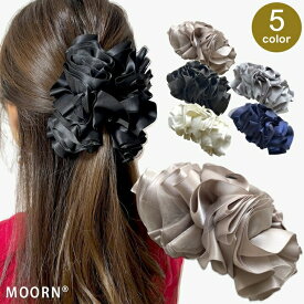 【LINE友だち200円引き対象】ヘアクリップ バンスクリップ 大きめ バンス ボリューム 大きい リボン 大人 黒 ブラック ネイビー ベージュ グレー 白 韓国 特大 レディース リボン型 髪留め かわいい お洒落 ヘアアクセサリー