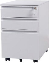 楽天市場】オフィスワゴン サイドワゴン 3段オールロック 幅390×奥行 