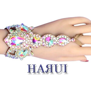 準備中 新入荷 アーム アクセサリー オーロラ ストーン フェイクレザー ベリーダンス ステージ イベント