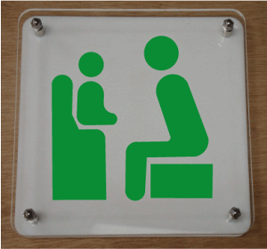 gC}[N ȓwy250×250mmz 傫TCY gCv[g ֏}[N ֏v[g bigTCY rbOTCY }[N  TOILET WC ώ W Ŕ TC v[g ֏ g