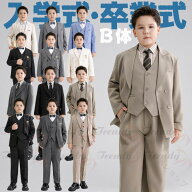 フォーマルスーツ 男の子 卒業式 スーツ 人気定番☆500 ゆったりサイズ b体 120 130 140 150 160 170 180…
