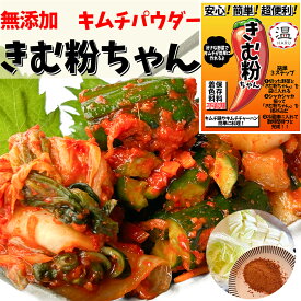 きむ粉ちゃん 60g 2個入り 無添加 キムチの素 粉末 【 送料無料 】 キムチパウダー キムチ 無添加パウダー キムチ粉末 万能パウダー
