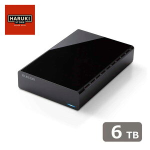 �G���R�� ELECOM HDD ELD-HTV060UBK �O�t���n�[�h�f�B�X�N 6TB �t�@�����X�É��݌v �y �e���r�^�� 4K Windows mac �p�\�R�� PS5 PS4 ���Ή� �z ���o�[�t�b�g�t�i�u���b�N�j