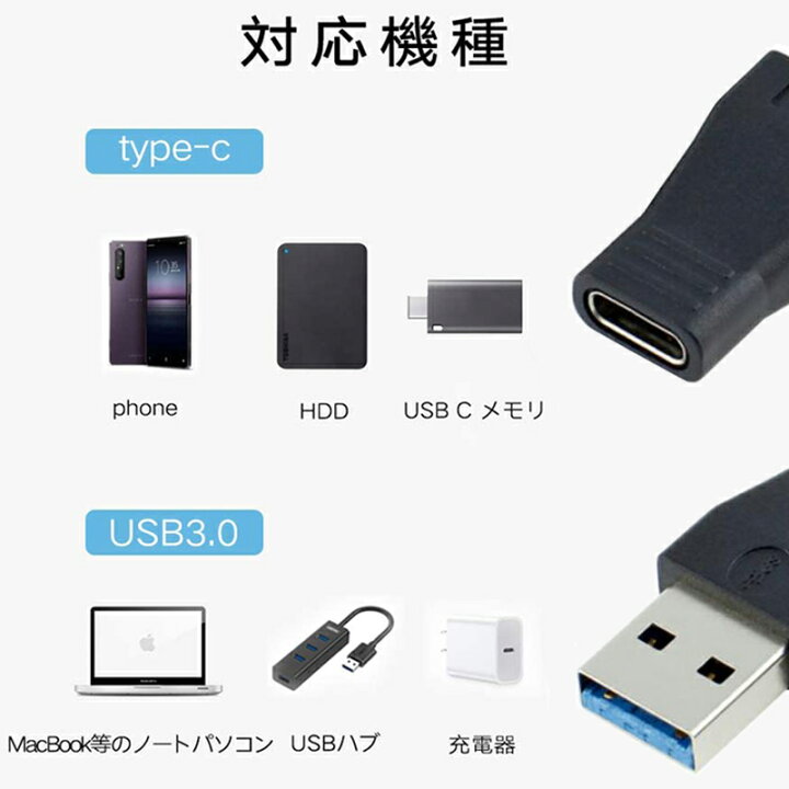 楽天市場】【2個セット】USB 3.0 to usb type c 変換 usb 変換アダプター 超小型 急速充電+高速データ転送 type c 変換アダプター オス-メス スマホ パソコン等対応 : ハルキス 楽天市場】【2個セット】USB 3.0 to usb type c 変換 usb 変換アダプター 超小型 急速充電+高速データ転送 type c 変換アダプター オス-メス スマホ パソコン等対応 : ハルキス