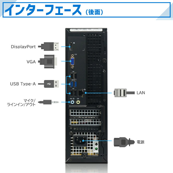 楽天市場】【☆最大100%ﾎﾟｲﾝﾄ】DELL OptiPlex 3020 SFF デスクトップ 