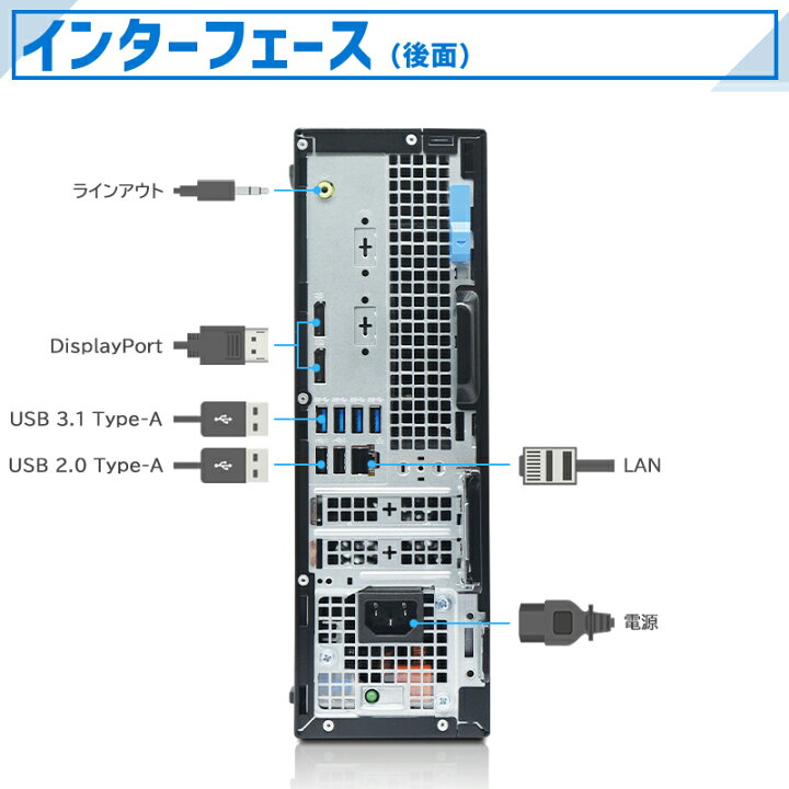 楽天市場】【☆最大100%ﾎﾟｲﾝﾄ】Dell OptiPlex 5060 SFF/第8世代 Core 
