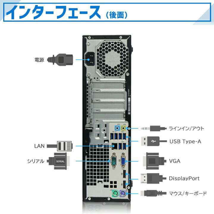 楽天市場】【☆最大100%ﾎﾟｲﾝﾄ】HP EliteDesk 600/800 G2 SFF 第6世代 
