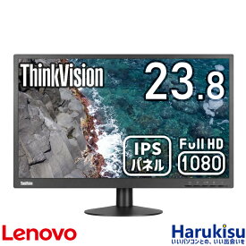 【優良中古】ThinkVision E24-10/23.8インチ/フルHD/解像度:1920×1080/IPSパネル/DVI-D/VGA/D-SUB/ノングレア 非光沢/VESA/中古 ディスプレイ 液晶モニター