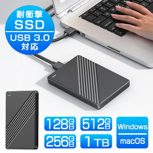 �y���ő�100%�|�C���g�z�y�����I�R�X�p�ō��I�z�O�t��SSD/�e��:128GB/256GB/512GB/1TB/USB 3.0/2.5�C���`/Windows �Ή�/macOS �Ή�/�ϏՌ�/�É�&�R���p�N�g/PC/Mac/�O�t���n�[�h�f�B�X�N/1�N�ԕۏ�