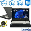【★最大100%ポイント】【内蔵カメラ×テンキー】高性能 富士通 FUJITSU LIFEBOOK A577 第7世代 Celeron SSD:512GB メモリ:8GB DVD テンキー搭載 15.6インチ 大画面 無線LAN Office付 HDMI VGA 中古 パソコン 中古PC 中古ノートパソコン Windows11 Windows10