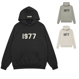 FOG FEAR OF GOD ESSENTIALS 1977 トレーナー エッセンシャルズ フーディー パーカー アイアン 男女兼用 送料無料 [並行輸入品]