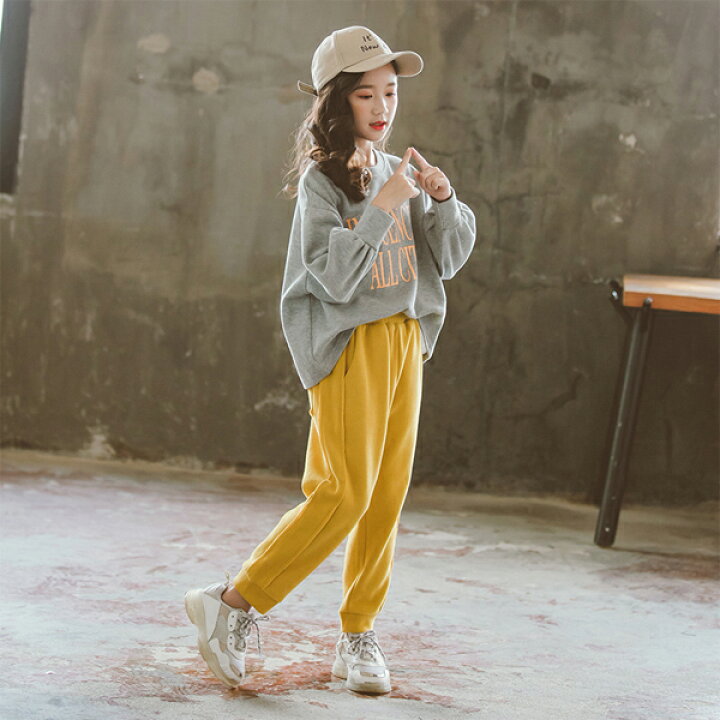 楽天市場 ジャージ キッズ 女子 上下 長袖 裏起毛 ジュニア 2点セット 子供服 セットアップ Tシャツ 長ズボン トレーナー スポーツウェア 運動着 可愛い おしゃれ 新品 Harumicorp楽天市場店