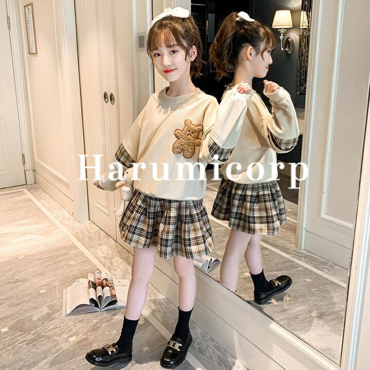 楽天市場】子供服 セットアップ 女の子 キッズ パーカー長袖 春秋 秋着 