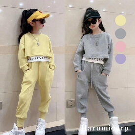 子供ジャージ キッズ 子供服 女の子 ジャージ 2点セット 韓国子供服 セットアップ 秋服 パンツセット 長袖 tシャツ パーカー ズボン ロングパンツ 子供 ダンス衣装 トレーナー スポーツウェア トップス ボトムス おしゃれ 可愛い 新品 160cm 150cm 140cm 130cm 120cm 110cm