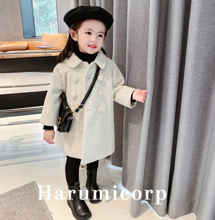 楽天市場 コート キッズ 女の子 おしゃれ 子供服 秋冬 アウター モッズコート ロングコート キッズコート トレンチコート 子供コート 可愛い 暖かい 防寒ベビー お出かけ新作 Harumicorp楽天市場店