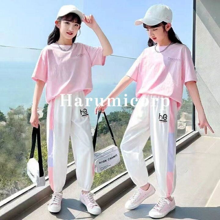 楽天市場】韓国子供服 セットアップ キッズ 女の子 子供服 夏 半袖 t  