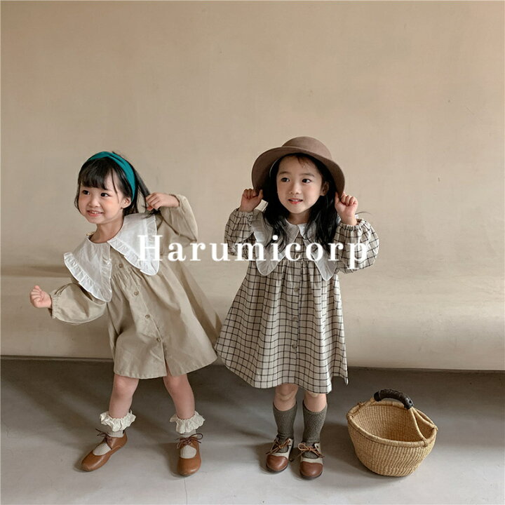 楽天市場】ワンピース キッズ 子供服 女の子 80～130cm ベビー服 長袖 