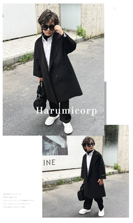 楽天市場】コート キッズ男の子 子供服 冬 トレンチコート ロング 