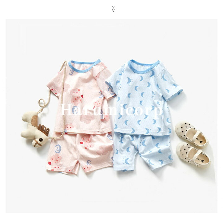楽天市場】18色ベビー服 セットアップ 半袖 夏80cm 90cm 100cm 110cm 