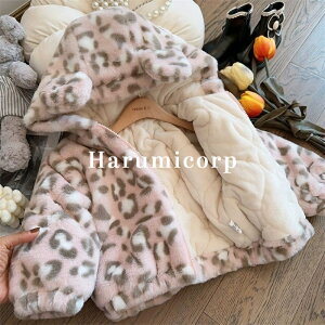 ベビー服 コート 女の子 男の子 フード付き 裏起毛 ヒョウ柄冬 子供服 ジャケット キッズ 厚手 パーカー アウター トップス 韓国子供服 赤ちゃん おしゃれ 可愛い 暖かい 防寒 誕生日 出産お