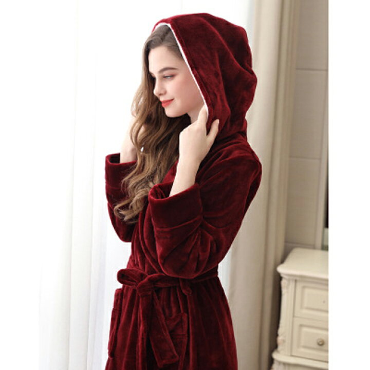 シルクベルベットのナイトガウン、長いバスローブ、シンプルなオリジナルデザイン、長袖のホームサービスの秋と冬の女性 forbedfellow |  部屋着・寝巻き - Pinkoi バスローブ冬のレディースナイトガウン厚みのあるプラスベルベットセクシーな延長バスローブパジャマ秋と冬のフランネルバスローブ,あ,XX