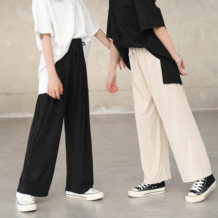 楽天市場 ガウチョパンツ キッズ 子供服 女の子 ズボン 春夏 韓国子供服 160センチ ロングパンツ ジャージパンツ 長ズボン ボトムス ストレッチパンツ ウェストゴム 伸びる 子ども服 ジュニア ベビー服 可愛い おしゃれ 新品 Harumicorp楽天市場店