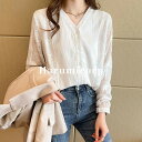 ブラウス レディース ワイシャツ オフィス おしゃれ 長袖 白 春服 トップス シャツ Vネック フォーマル シフォン 無地 カットソー きれいめ 大きいサイズ 体型カバー カジュアル ゆったり シンプル 韓国風 可愛い 大人 通勤 OL 上品 着痩せ 新品 40代 50代 30代 20代 M L